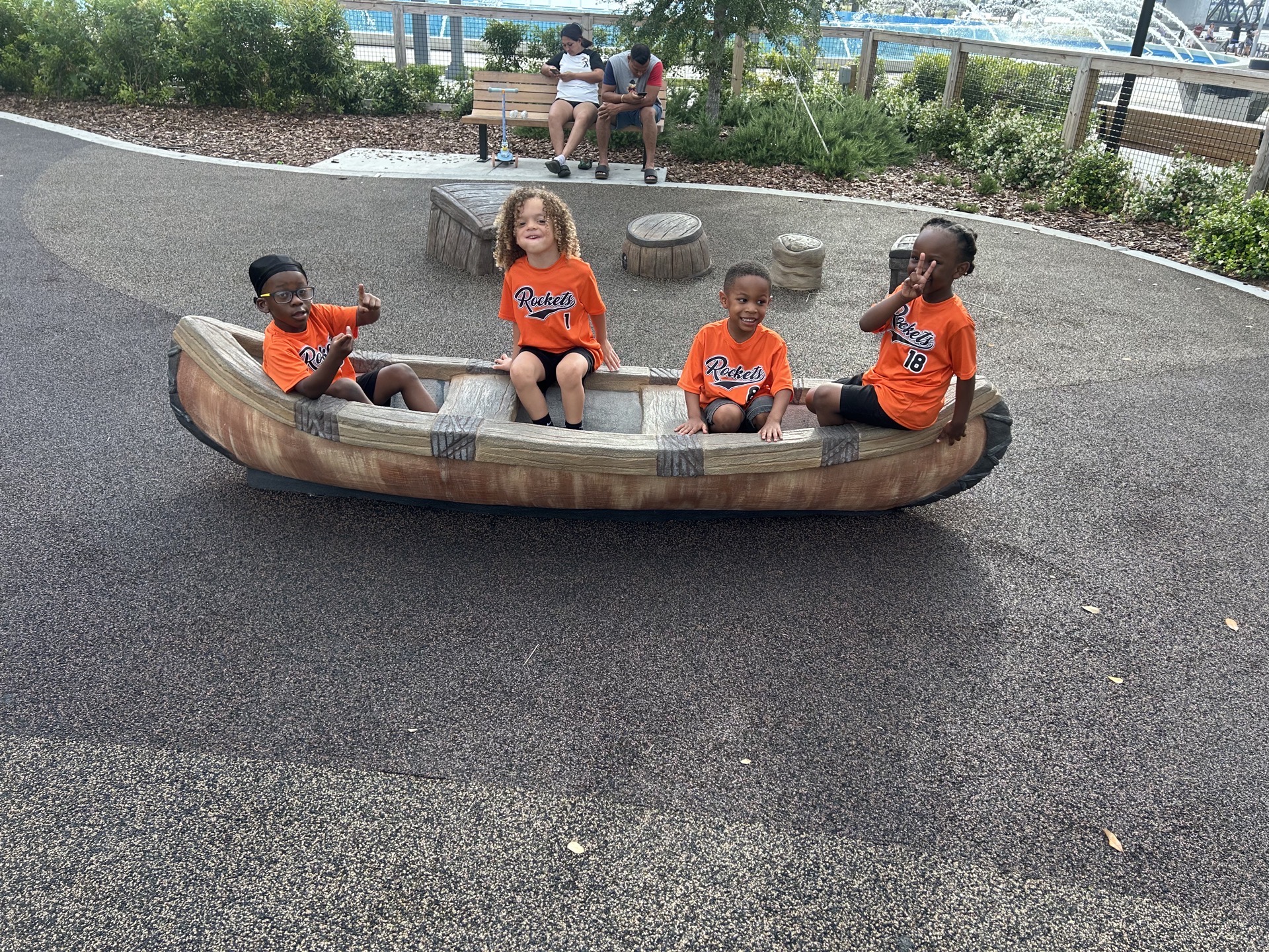 Young Rockets players